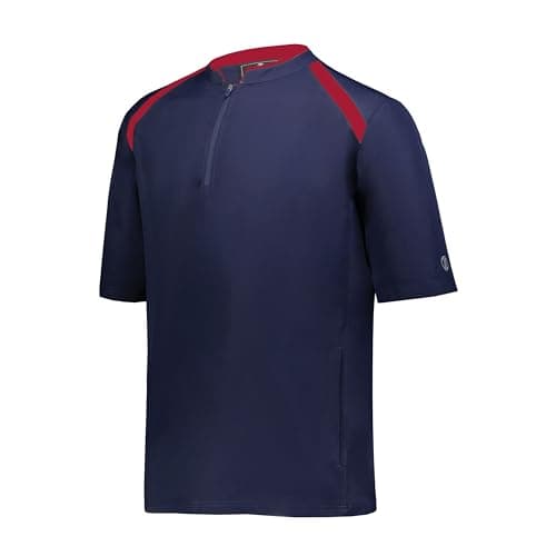 Holloway Clubhouse Short Sleeve Pullover Cage Jacket for Men in Office Casual Wear Lightweight Breathable Comfortable