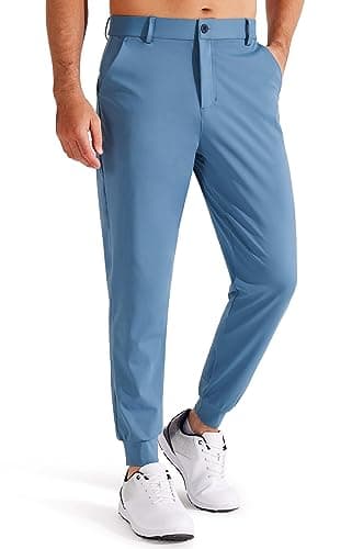 Libin Men's 4-Way Stretch Golf Joggers with Pockets Global Recycled Standard  
Libin Men's Slim Fit Sweatpants for Work
