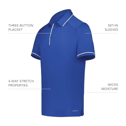 Holloway Men's Coolcore Performance Polo for Active Men in Warm Weather
| Holloway Men's Coolcore Performance Polo with