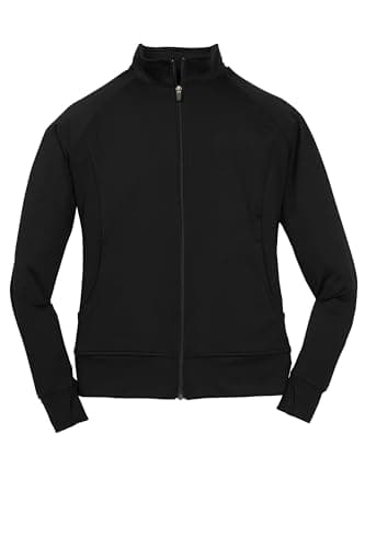SPORT-TEK Women's NRG Fitness Jacket - Lightweight, Breathable, Quick-Dry Athletic Jacket for Women
