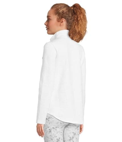 Skechers Women's Hoodless Hoodie Ottoman Jacket + Warm Fleece + Casual Wear + Stylish and Cozy + Loose Fit + 95% Polyest