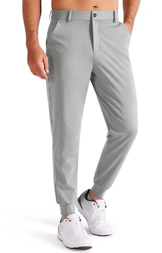 Libin Men's 4-Way Stretch Golf Joggers with Pockets Global Recycled Standard  
Libin Men's Slim Fit Sweatpants for Work