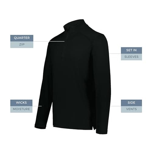 Holloway Men's Ventura 1/4 Zip Pullover Tech Fleece Sweatshirt for Men's Cold Weather Comfort and Mobility
| Holloway M