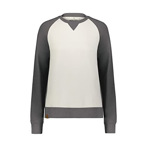 Holloway Women's All-American Fleece Crew + Warm + Active Ladies + Workout Gym + Quick Dry + Medium Stretch + 8.5 oz