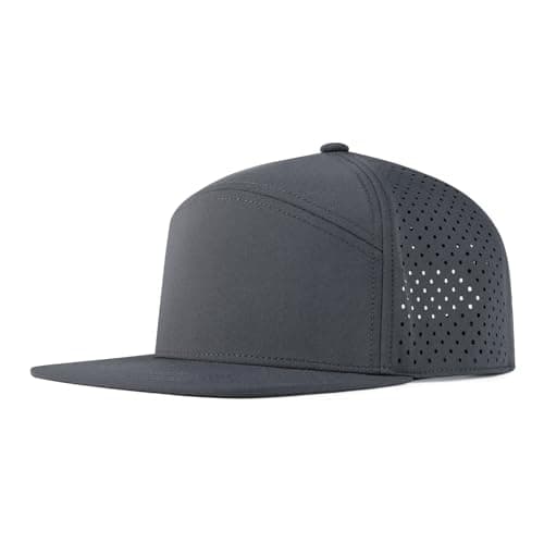 FEINION Men's Adjustable Performance Laser Perforated Baseball Cap for Summer Sports