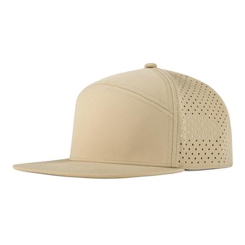 FEINION Men's Adjustable Performance Laser Perforated Baseball Cap for Summer Sports