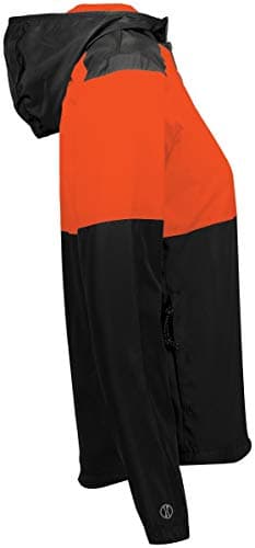 Holloway Sportswear Womens SeriesX Jacket Black/Orange Warm Running Jacket for Women