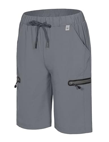 Mapamyumco Women's Hiking Cargo Shorts Ultra Stretch Quick Dry Lightweight for Camping Travel Golf