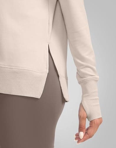 Soft and Comfortable Gradual Sweatshirt for Women Yoga Tops
| Buttery Soft Modal Pullover Shirts with Side Slit Thumb H