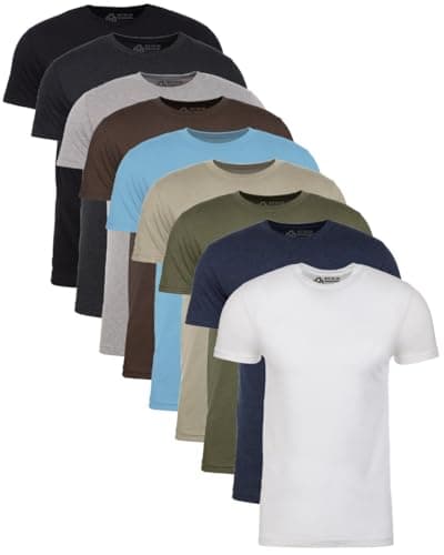 INTO THE AM Mens Short Sleeve T Shirt - Soft Fitted 4XL Fresh Classic