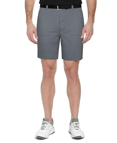 PGA TOUR Men's 8" Solid Performance Pull-on Golf Shorts: Moisture-Wicking, Sun Protection for Golfers
| PGA TOUR Men's