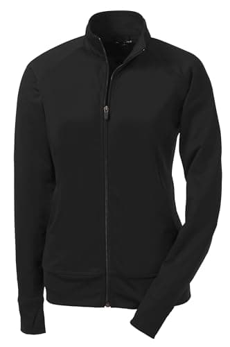 SPORT-TEK Women's NRG Fitness Jacket - Lightweight, Breathable, Quick-Dry Athletic Jacket for Women