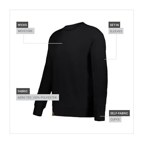 Holloway Men's Sweatshirt + Warm + Casual + Outdoor + Warmth Retention + 100% Polyester + Winter Wear + Stay Warm