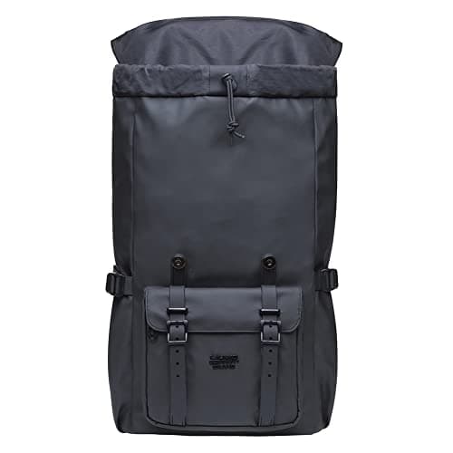 KAUKKO 15.6 Inch Laptop Outdoor Backpack for Men and Women Traveling Rucksack (5-8-Black)