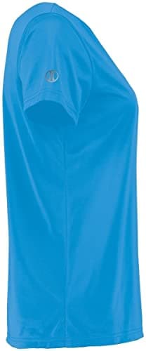 Holloway Sportswear Womens Momentum TEE M Power Blue Fast Drying Tech Fit Moisture Wicking Marathon Running