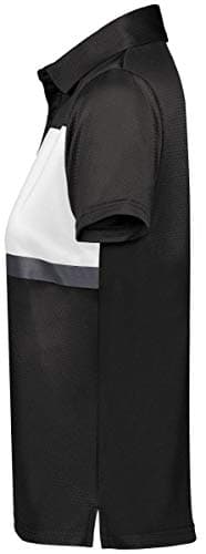 Holloway Ladies Prism Bold Polo 2Xl Black/White Ultra Lightweight Moisture Wicking Polo Perfect for Outdoor Activities L
