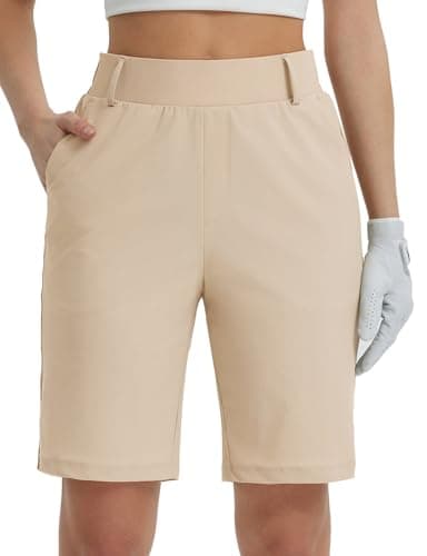 Baleaf Women's Golf Shorts UPF 50+ Casual Work
| Baleaf Women's Golf Shorts 9'' Knee Length Stretch Bermuda Long Shorts