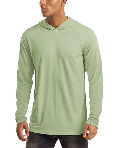 UPF 50+ Men's Hooded Sun Protection T-Shirts for Fishing and Athletic Pursuits
| Men's Hooded UPF 50+ Sun Protection Lo