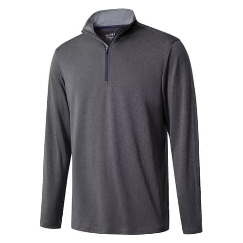 M MAELREG Quarter Zip Golf Pullover Men's Dry Fit Long Sleeve Performance Wicking Sweatshirt forMen
