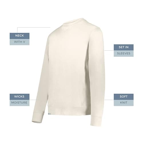 Holloway Men's Ventura Soft Knit Crew + Warm + Outdoor Enthusiast + Hunting + Temperature Regulation + Medium Fit + 100%