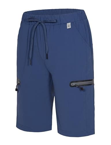 Mapamyumco Women's Hiking Cargo Shorts Ultra Stretch Quick Dry Lightweight for Camping Travel Golf