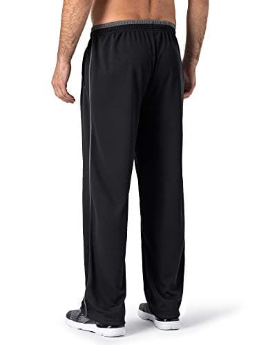 Magnivit Men's Lightweight Sweatpants for Comfortable Athletes with Open Bottom Mesh and Zipper Pockets
| Magnivit Men'