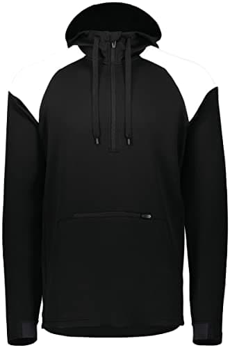 Holloway Sportswear Limitless 1/4 Zip Hoodie for Men - Lightweight and Breathable for Gym and Outdoor Activities - 4 Co