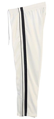 Gioberti Mens Athletic Track Pants with Zip Bottom - Comfortable Elastic Waist, Quick-Drying Material, Perfect for Fitne