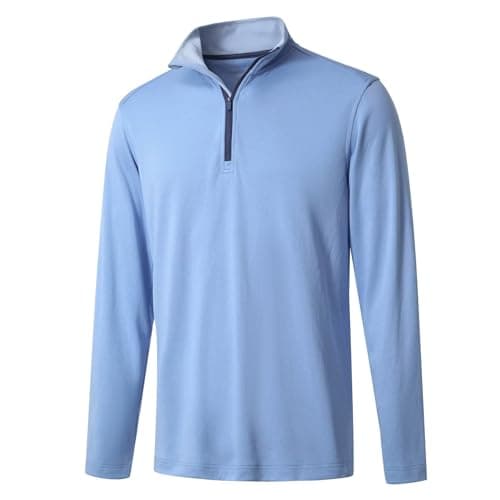 M MAELREG Quarter Zip Golf Pullover Men's Dry Fit Long Sleeve Performance Wicking Sweatshirt forMen