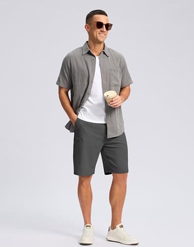 Gradual Men's Casual Lightweight 7"/9" Quick-Dry Summer Shorts for Hiking Trips
| Gradual Men's 7"/9" Stretch Casual Sh