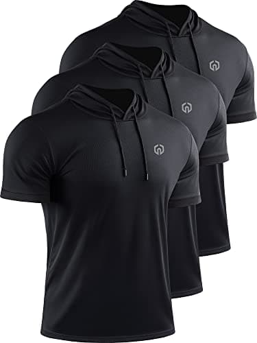 NELEUS Men's Dry Fit Performance Athletic Shirt with Hoods for Active Athletes during Gym Workouts
| NELEUS Men's Dry F