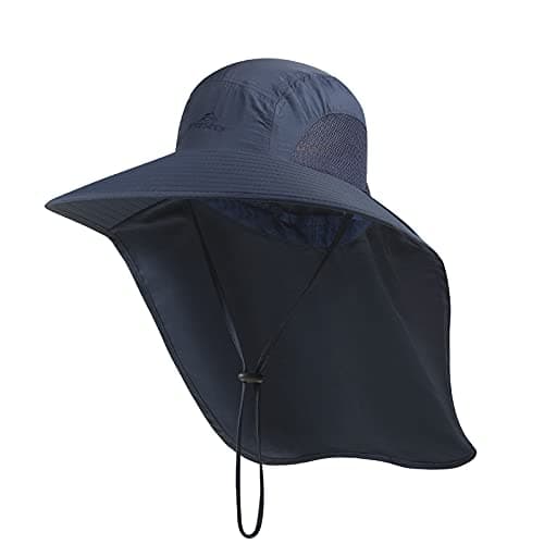 KOOLSOLY Outdoor Sun Hat for Men with 50+ UPF Protection, Perfect for Dad on Fishing Trips and Safari Adventures