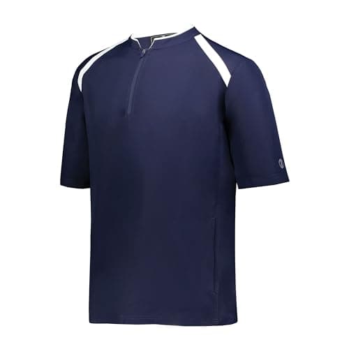 Holloway Boys Clubhouse Short Sleeve Pullover Cage Jacket for Active Boys in Sportsistant Weather Conditions Stylish and