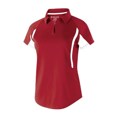 Holloway Women's Avenger Polo Cold Weather Protection Active Outdoor Men's Women's Lightweight Breathable Sweat-wicking