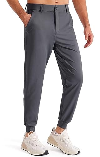 Libin Men's 4-Way Stretch Golf Joggers with Pockets Global Recycled Standard  
Libin Men's Slim Fit Sweatpants for Work