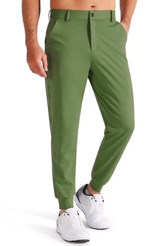 Libin Men's 4-Way Stretch Golf Joggers with Pockets Global Recycled Standard  
Libin Men's Slim Fit Sweatpants for Work