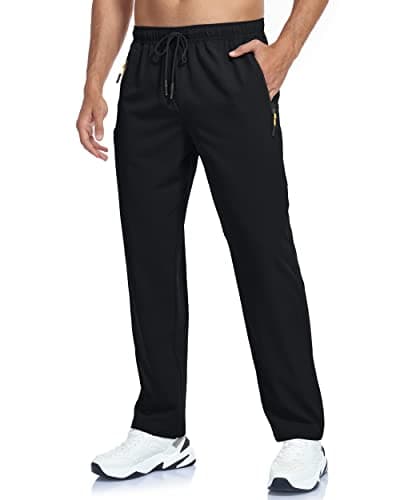 GAXIDES Men's Lightweight Breathable Quick Dry Fit Waterproof Hiking Pants for Camping, Fishing, Running and Athletic A
