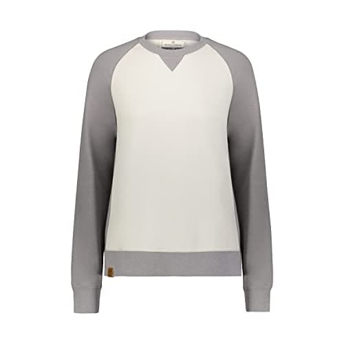Holloway Women's All-American Fleece Crew + Warm + Active Ladies + Workout Gym + Quick Dry + Medium Stretch + 8.5 oz