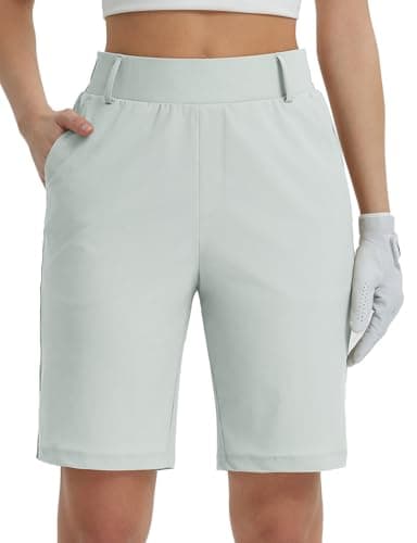 Baleaf Women's Golf Shorts UPF 50+ Casual Work
| Baleaf Women's Golf Shorts 9'' Knee Length Stretch Bermuda Long Shorts