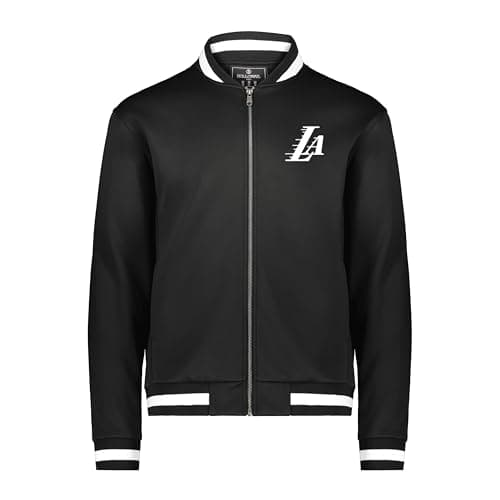 Holloway NBA Full Zip Jacket - Lightweight Basketball Apparel for Athletes, Game Day, Warmth and Style, 130GSM, Multiple
