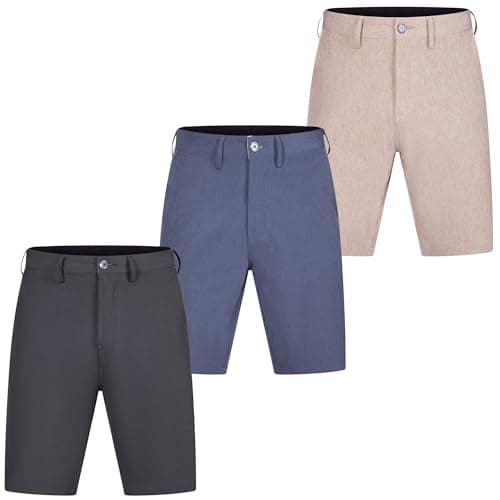 Brickline Mens Hybrid Casual Golf Dress Flat Front Quick Dry Stretch Board Shorts for Men
| Brickline Lightweight Chino