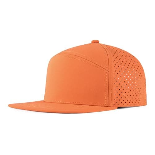 FEINION Men's Adjustable Performance Laser Perforated Baseball Cap for Summer Sports