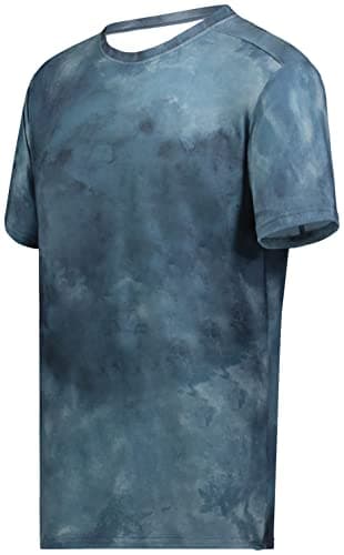 Holloway Men's Stock Cotton-Touch Poly Tee + Comfort + Outdoor + Lightweight + Stretchy + Medium Size + 100% Polyester +