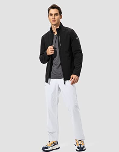 Pudolla Men's Elastic Waist Workout Jogging Pants for Fitness Enthusiasts with Zipper Pockets
| Pudolla Men's Athletic