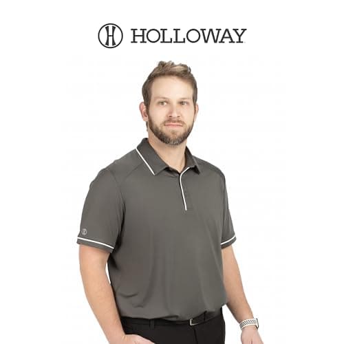 Holloway Men's Coolcore Performance Polo for Active Men in Warm Weather
| Holloway Men's Coolcore Performance Polo with