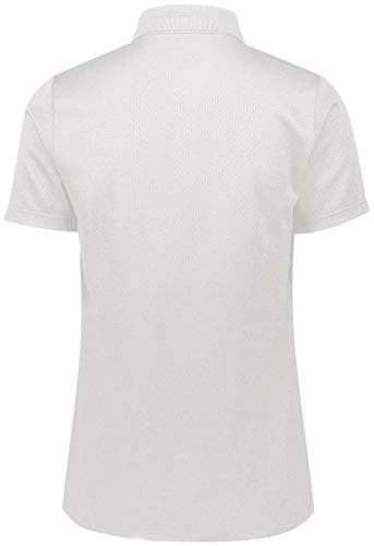 Holloway Prism Polo Shirt for Ladies 2Xl White Lightweight Breathable Stretchable Perfect for Tennis and Golf Solar Refl