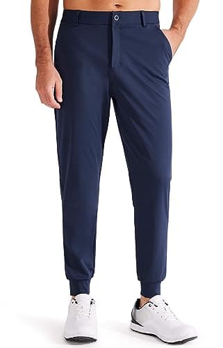Libin Men's 4-Way Stretch Golf Joggers with Pockets Global Recycled Standard  
Libin Men's Slim Fit Sweatpants for Work