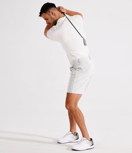 Libin Golf Shorts for Men: Casual Work and Dress 7" 9" Stretch Lightweight Global Recycled Standard  
Libin Men's Golf S