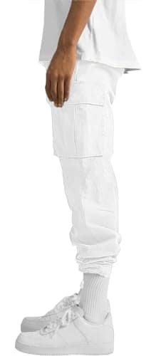 HUNGSON Mens Drawstring Casual Hiking Sweatpants for Men
| HUNGSON Mens Cotton Loose Straight Joggers Athletic Trousers