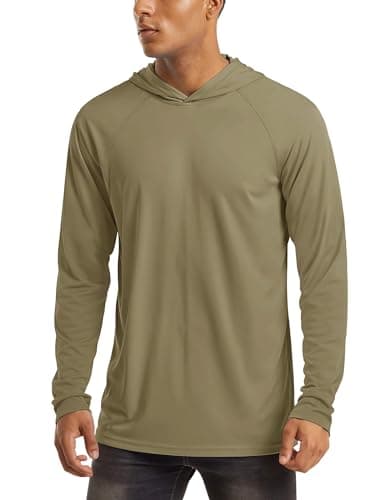UPF 50+ Men's Hooded Sun Protection T-Shirts for Fishing and Athletic Pursuits
| Men's Hooded UPF 50+ Sun Protection Lo